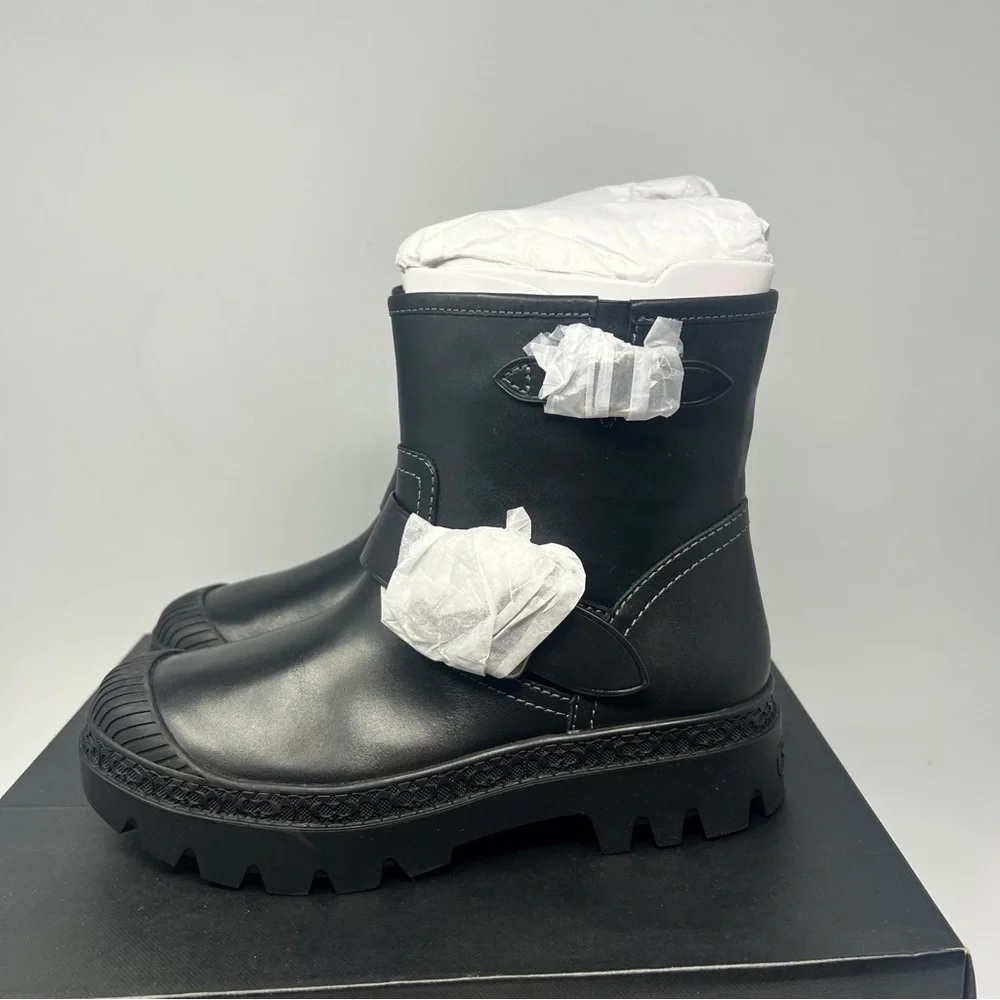 Coach Trooper Moto Boots Size 6.5